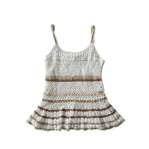 Y2K Crochet Tank Top